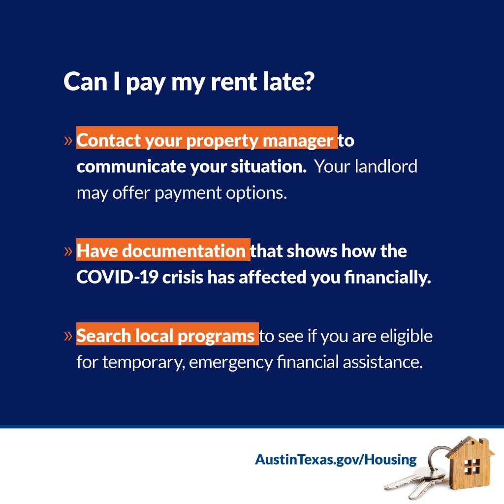 COVID19 Housing Assistance Resources AustinTexas.gov