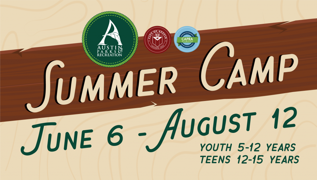 Summer Camp June 5 to August 12, Youth 5 to 15 years, teen 12 to 15 years. 