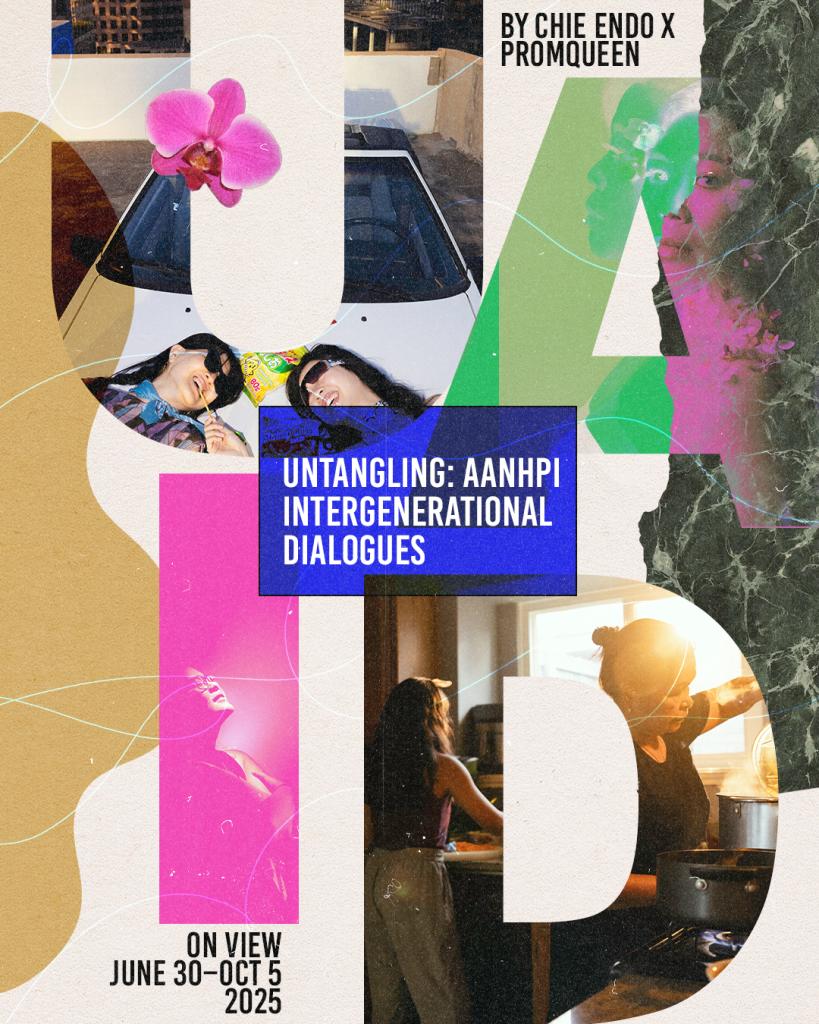 Flyer for Untangling: AANHPI Intergenerational Dialogues