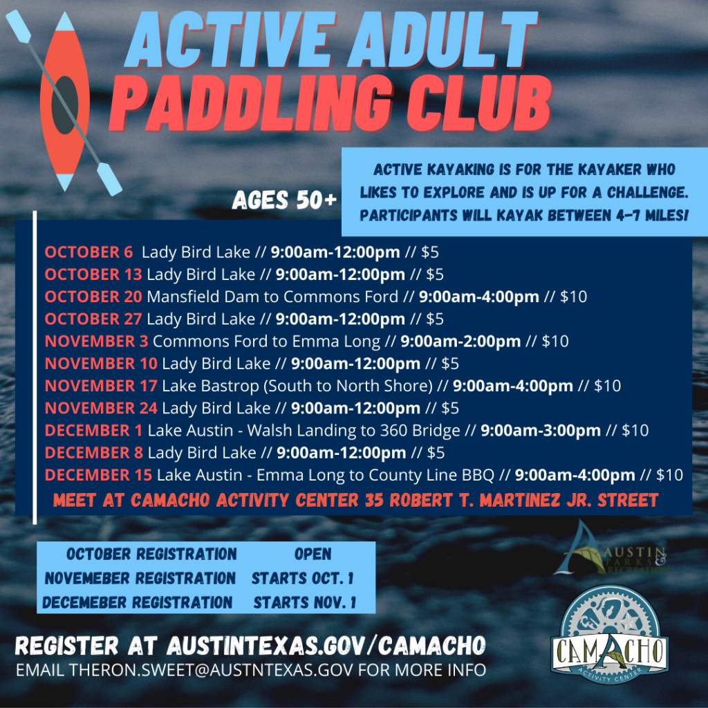 Active Adult Kayaking Club