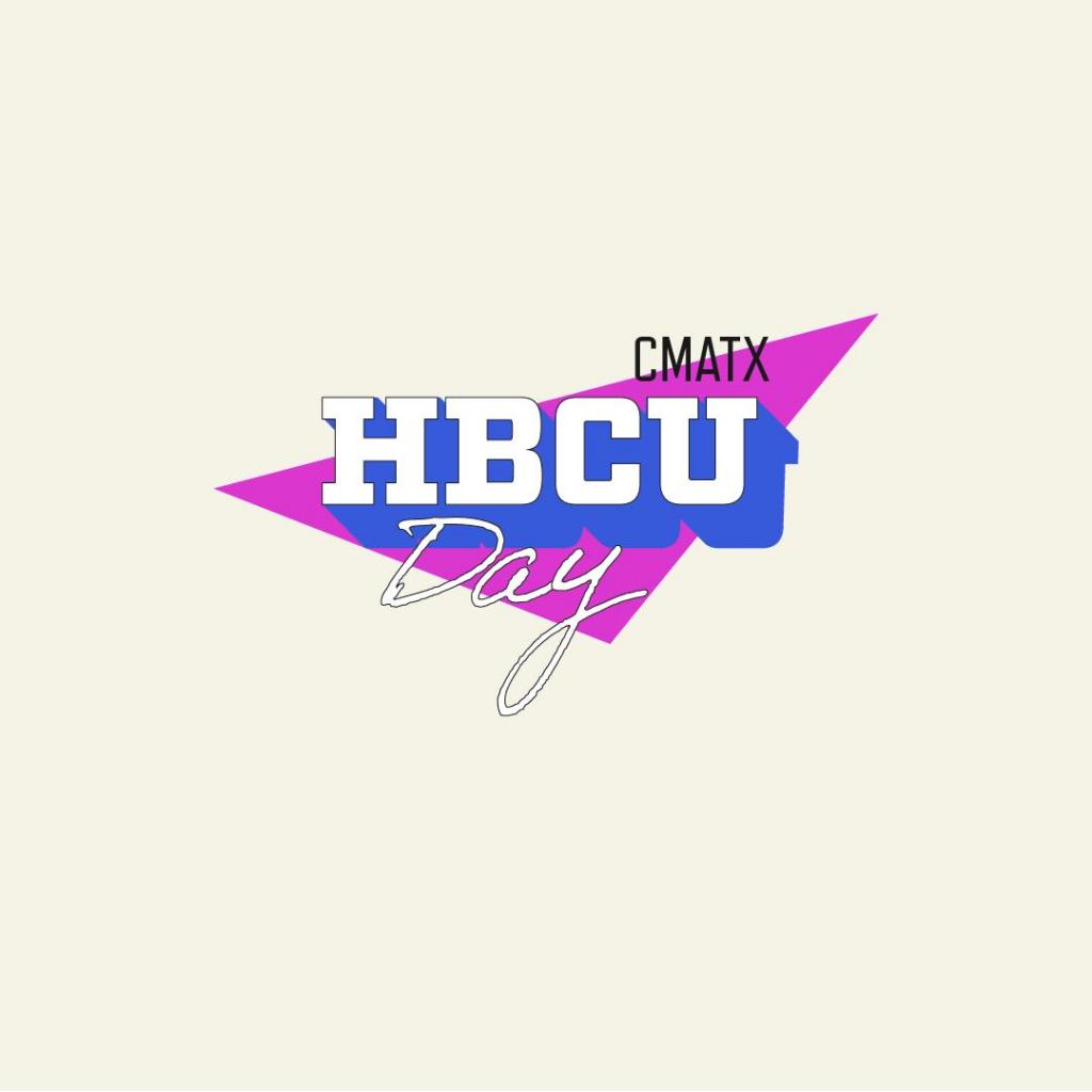 cream, blue and pink logo for HBCU Day