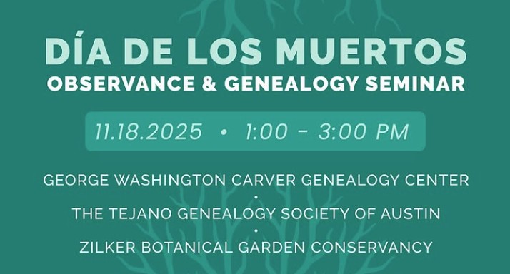 Teal graphic with mirrored image of tree at top and bottom