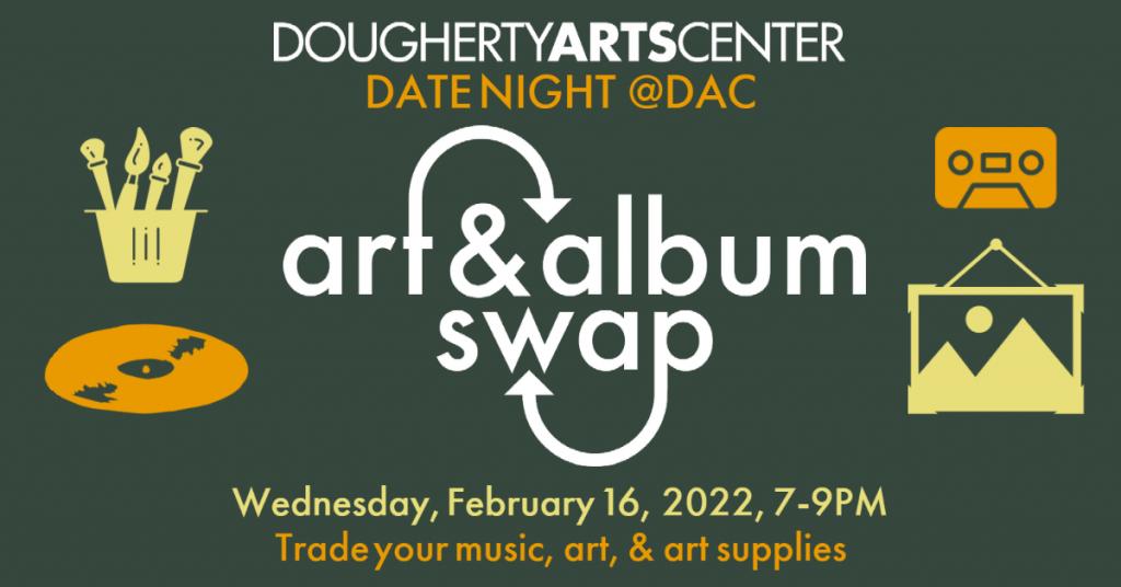 Art ala Carte, february 16, 2022, art and album swap.
