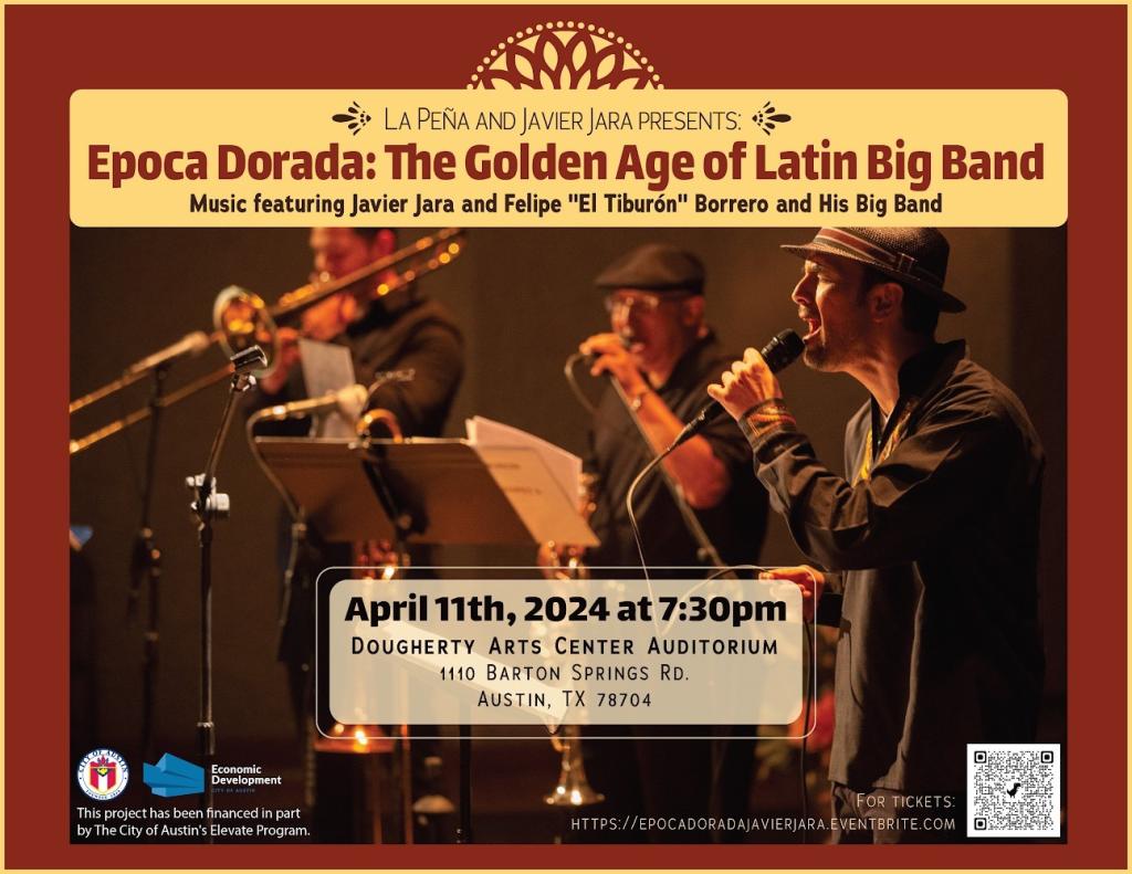 La Peña and Javier Jara Music present Epoca Dorada: The Golden Age of Latin Big Band