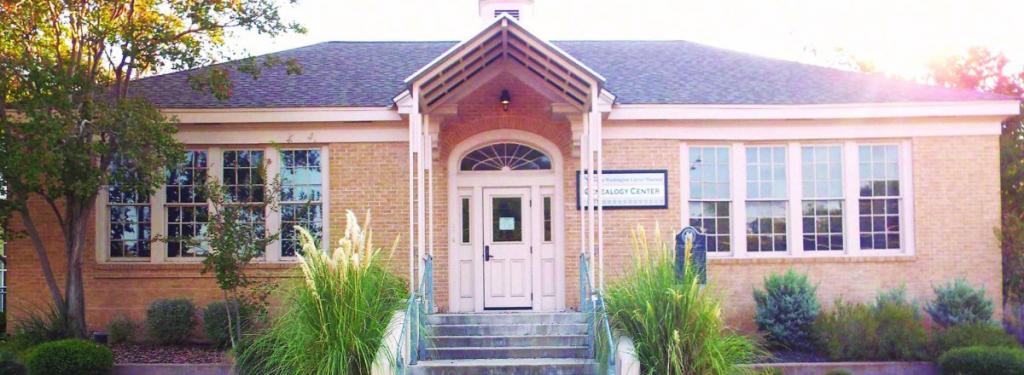 Exterior view of the Carver Genealogical Center
