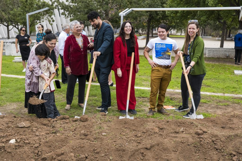 MACC staff during the groundbreaking ceremony in December 2022 