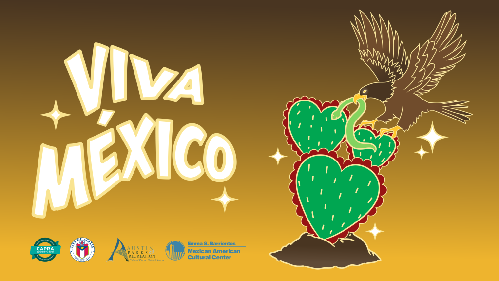 Viva Mexico 2023 graphic eagle eating serpent
