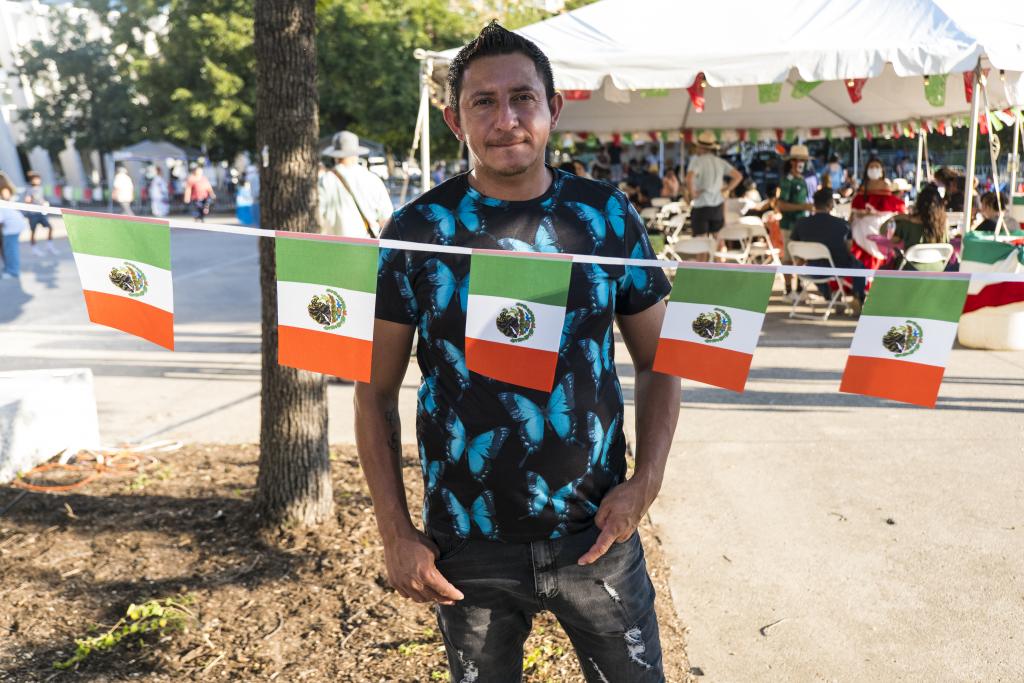 Attendee of the Viva Mexico Celebration in 2021
