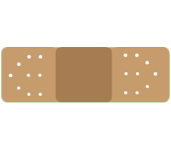 Illustration of a bandage