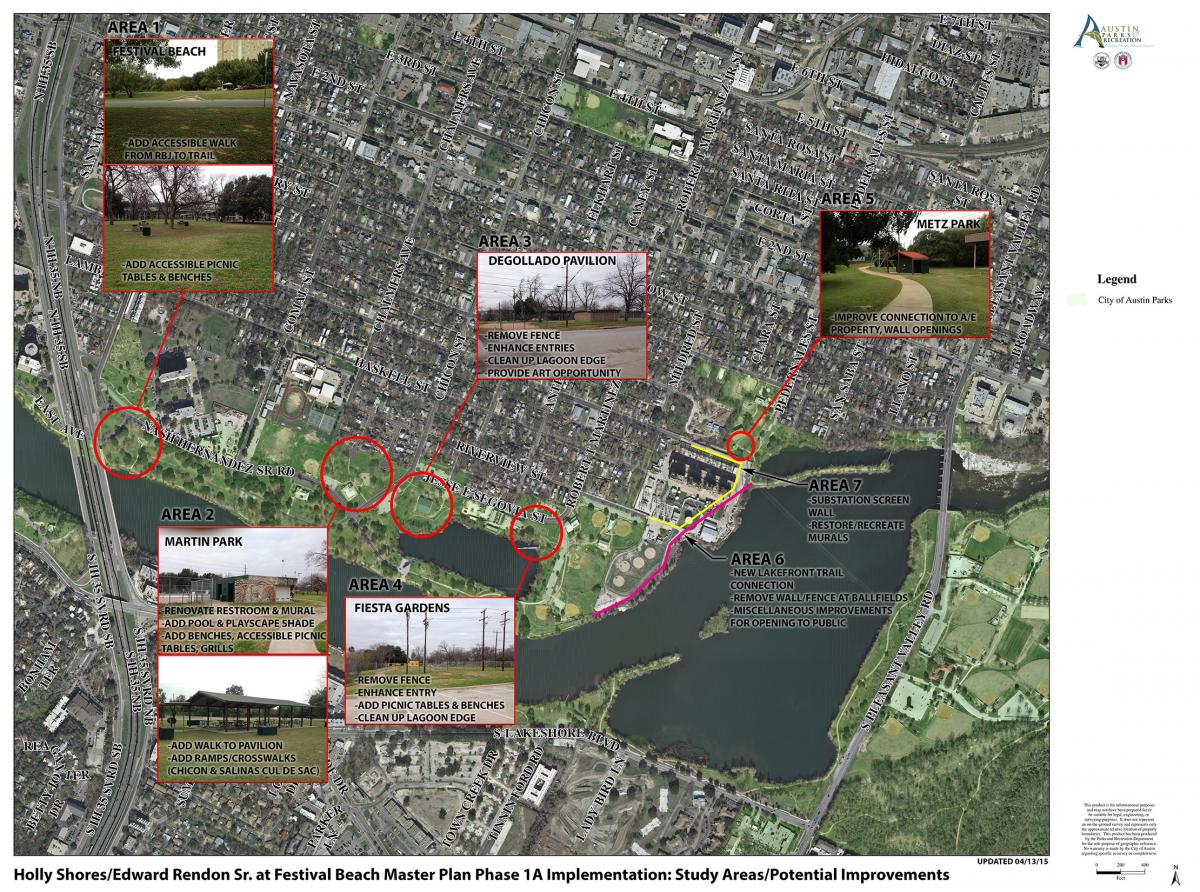 Holly Shores/Edward Rendon Sr. Park at Festival Beach Master Plan Phase 1A