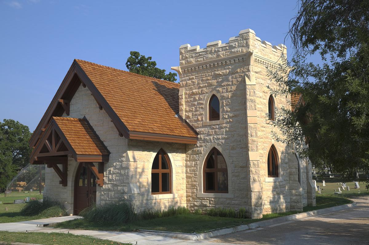 Oakwood Chapel image after rehabilitation and restoration