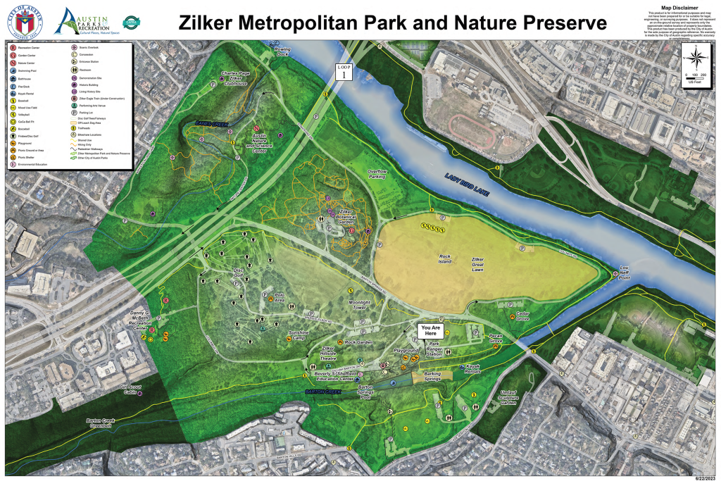 Zilker Botanical Gardens Map at - ZilkerMap 1