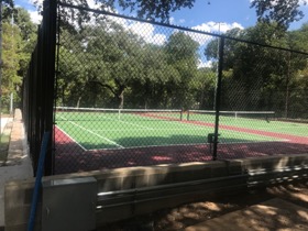 Little Stacy Park tennis court rejuvenated