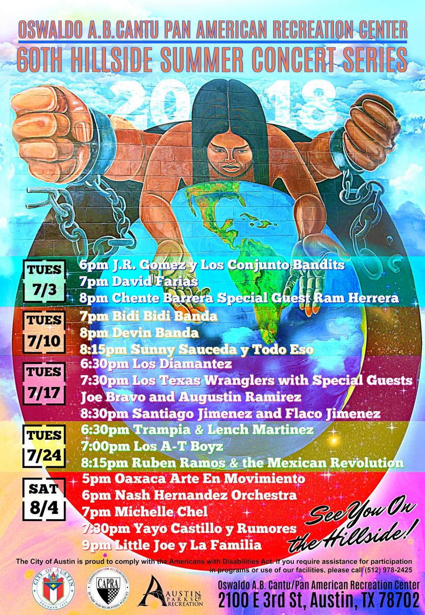 Hillside Summer Concert Series flyer