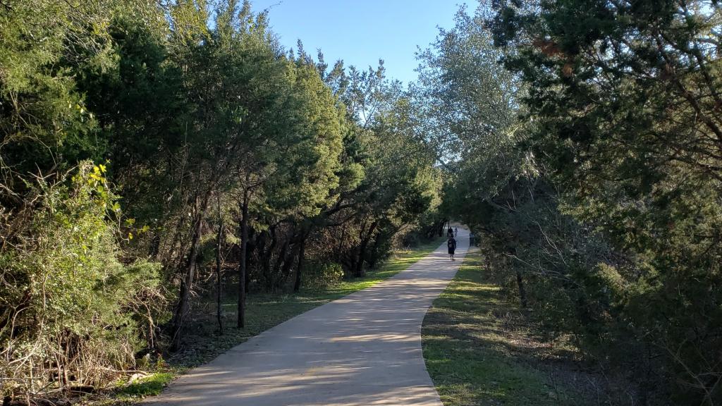 North Walnut Creek Trail, one of the trails in the Pilot Study