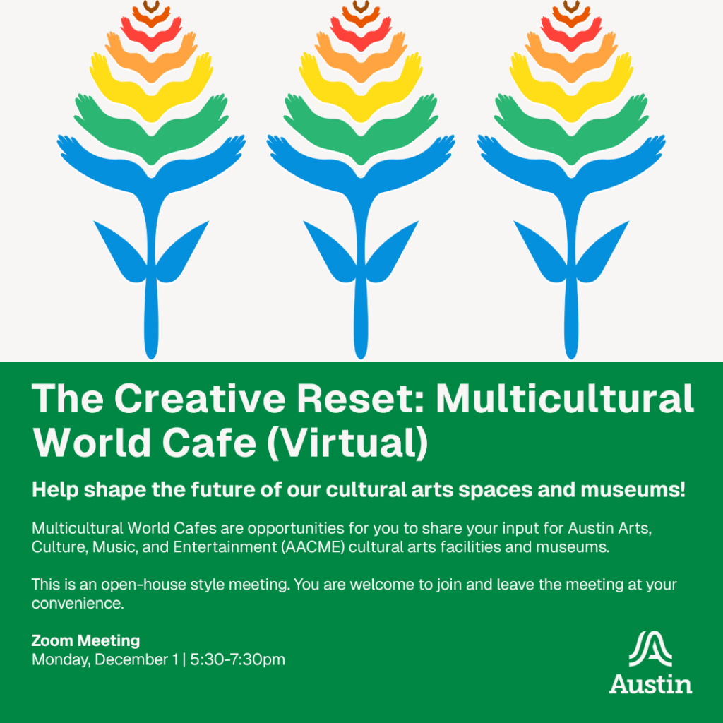 The Creative Reset: Multicultural World Cafe (Virtual)