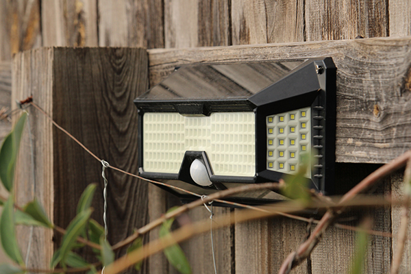 Solar security lighting