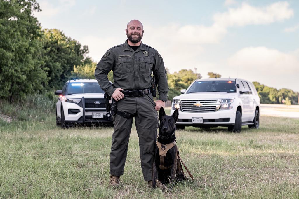 K9 Axel is a Dutch Shepard and has been with the department since 2019 and works alongside his partner Officer Lindblom who has been with the department since 2013.