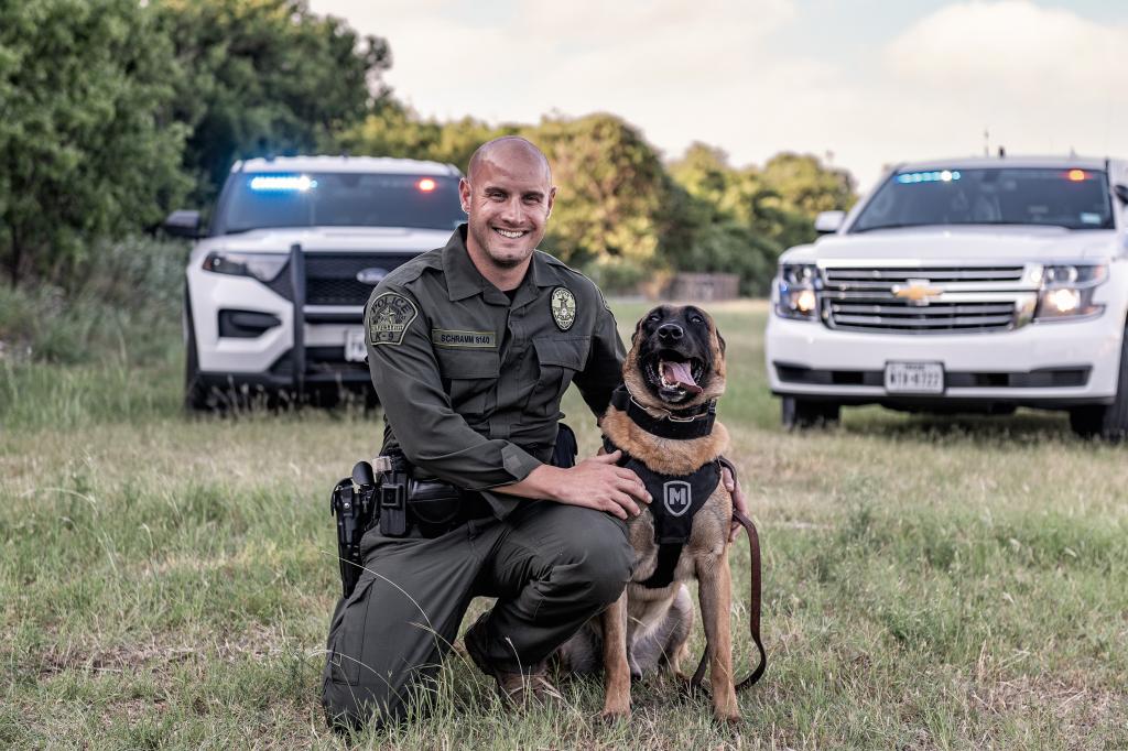 K9 Colt is a Belgian Malinois and has been with the department since 2022 and works alongside his partner Officer Schramm who has been with the department since 2015.