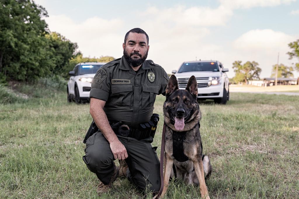 K9 Jaco is a German Shepard and has been with the department since 2020 and works alongside his partner Officer Olvera who has been with the department since 2014.