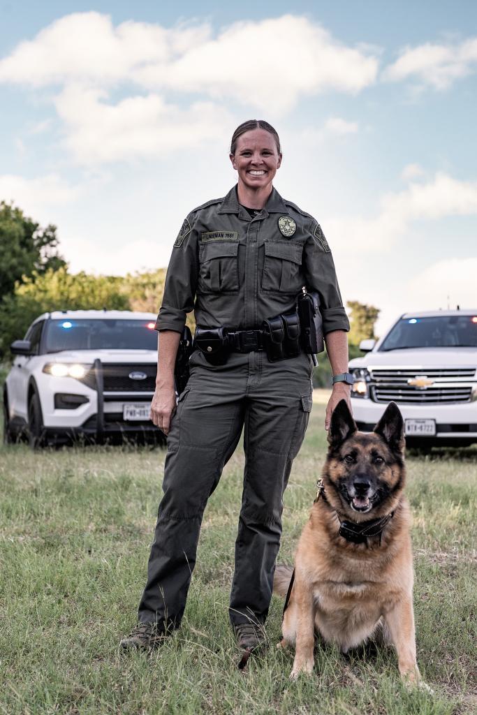 K9 Taz is a German Shepard and has been with the department since 2015 and works alongside his partner Officer Lindeman who has been with the department since 2013.