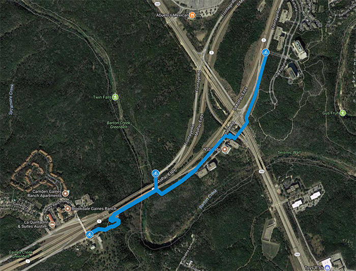 image that links to mopac access points and map