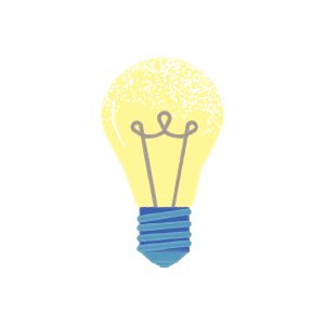 Illustration of a lightbulb.