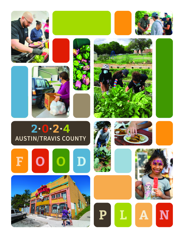 The cover of the Austin-Travis County Food Plan.