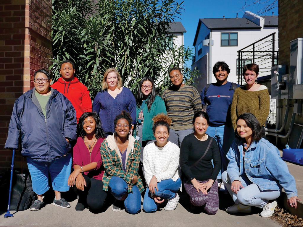 A photo of the Community Climate Ambassadors featuring Sheridan.
