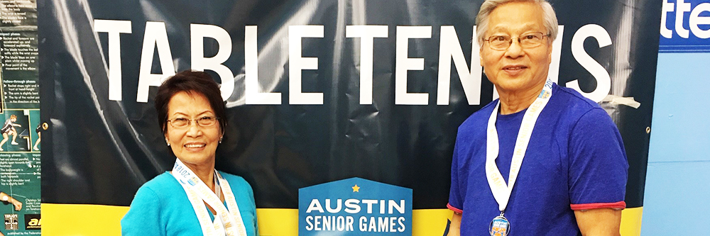 Seniors at Austin senior games.