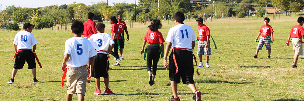 Kids playing sports