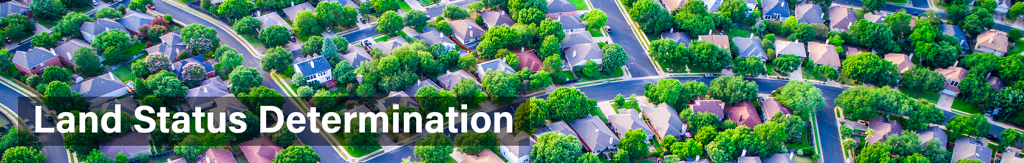 Aerial view of houses in subdivision