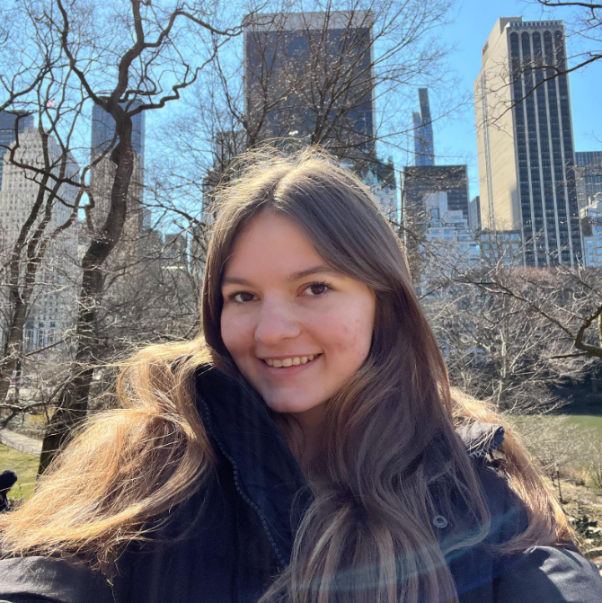 Kylie in New York's Central Park