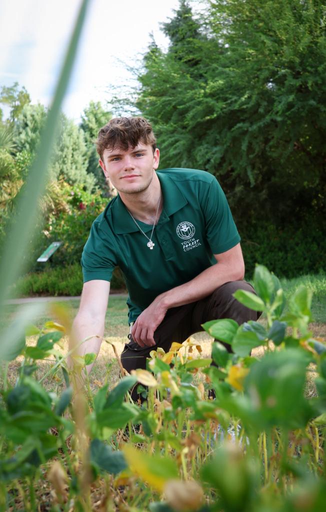 Youth Forest Council Intern Zane Williams
