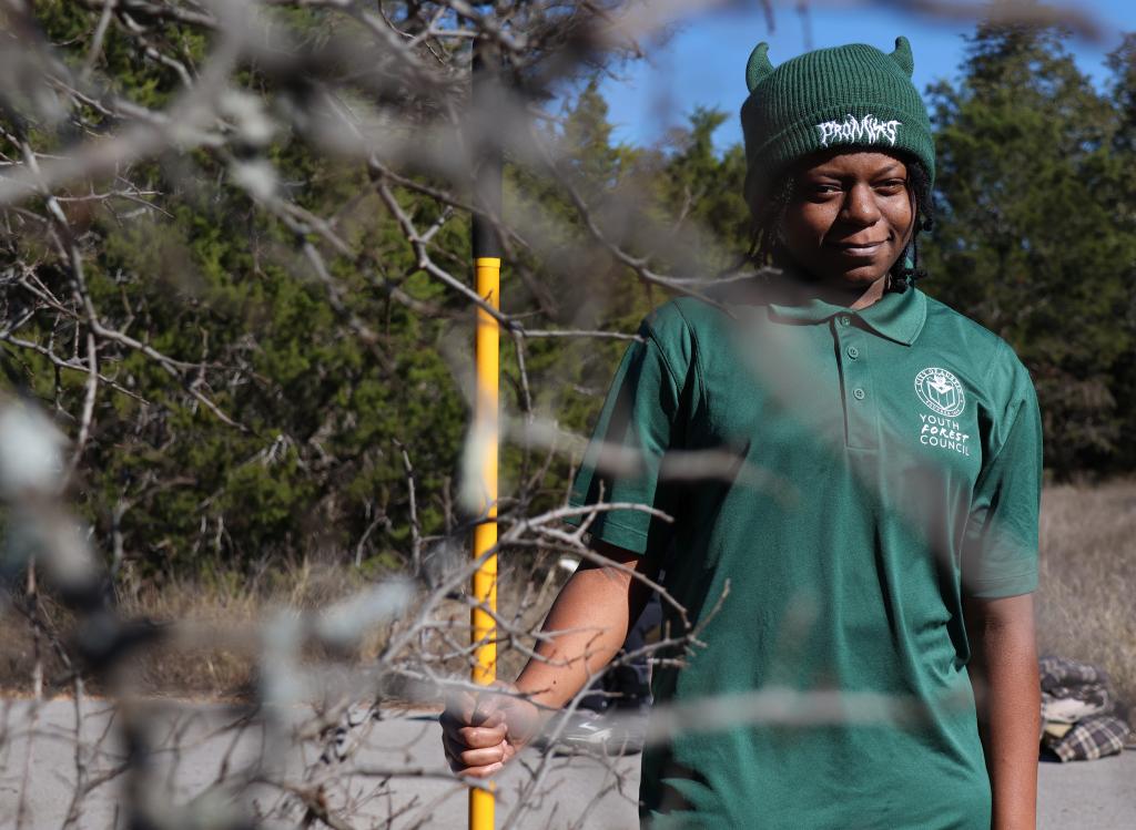 Jalina Adams of Austin's Youth Forest Council