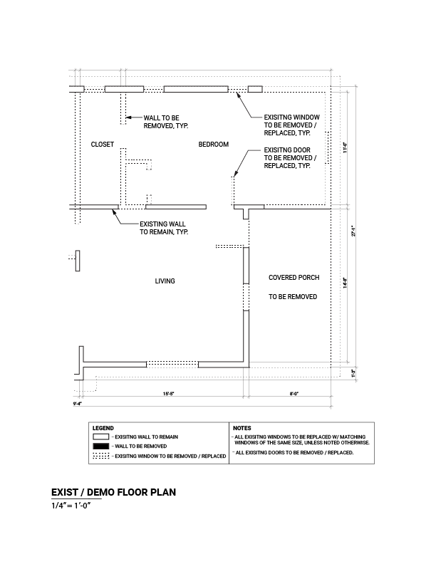 sample exist/demo plan