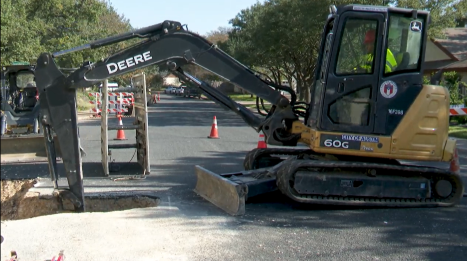 Crews replacing and upgrading water lines