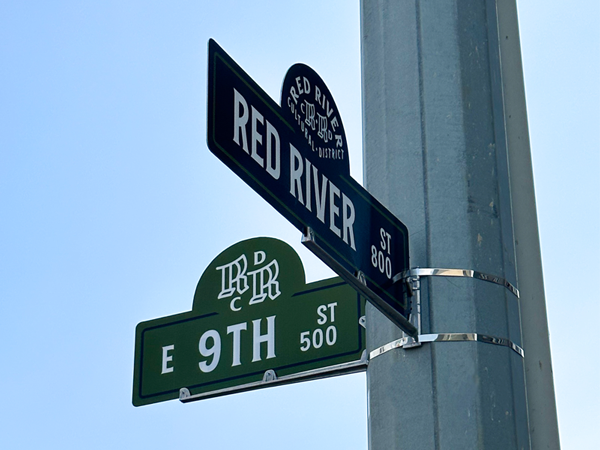 Red River Cultural District Sign
