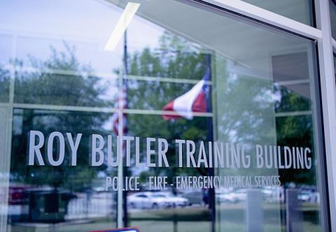 Training building entrance