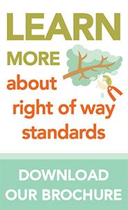 Learn more about right of way standards; download our brochure
