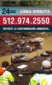 Haga clic aquí para más información sobre cómo reportar la contaminación ambiental.