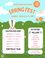 Alamo Springfest 2023 Flyer