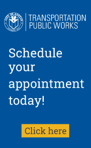 Schedule your right of way appointment today