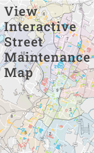 View interactive street maintenance map