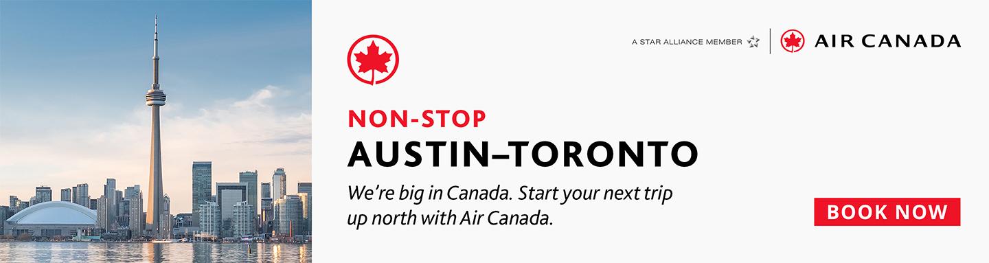 Air Canada Nonstop Austin to Toronto