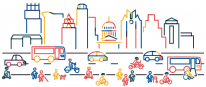 Austin Mobility Newsletter header icons