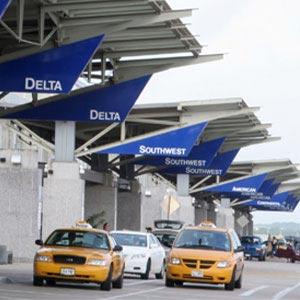 Image of taxi cabs