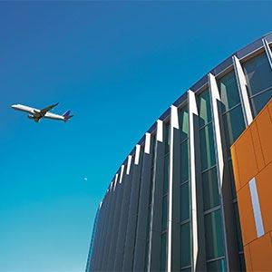 Image of an airplane flying