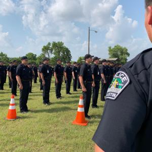 police trainees