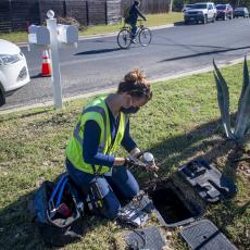Digital meter install
